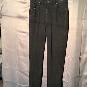 Elegant Black Straight Leg Jeans for Women